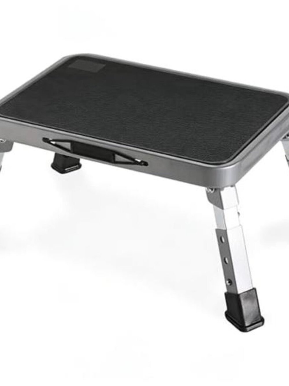 3 Levels Adjustable Folding Step Stools for Adults, Sturdy Metal RV Step, Safer
